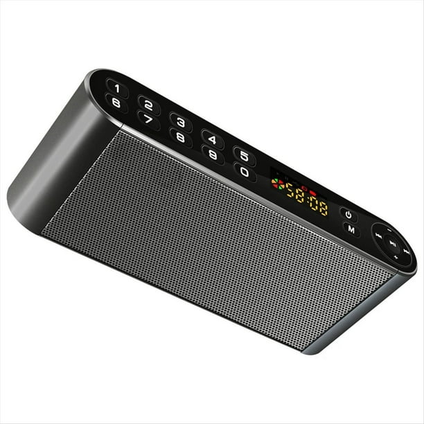 Altavoz Bluetooth Portátil USB con Radio FM, Micrófono Inalámbrico Cannon Russian Steel Saber.