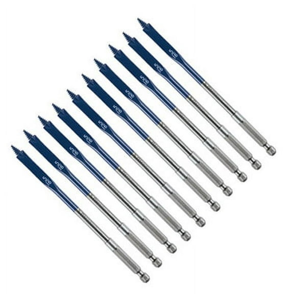 Bosch 10 Pack of 5/16 In. x 6 In. Daredevil Spade Bits - DSB1002B-10PK