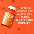 thumbnail image 3 of Goli Nutrition Superfruits Gummy, 60 Count, Fruit Blend Flavor (5-Pack), 3 of 6