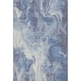 thumbnail image 2 of Addison Rugs Mayfield Premium Machine Washable Transitional Abstract Navy Rectangle Rug, 5' X 7'6" Machine Washable Transitional Abstract Navy Oversized Sherpa Throw Blanket, 2 of 7
