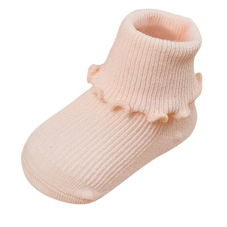 

Baby Socks Soft Bottom Shoes Princess Floor Long Socks Pink M