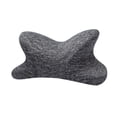 thumbnail image 3 of Almohada de viaje para el cuello, almohada para dormir en la oficina, transpirable y ergonómica para conductores y acampadas. Gris oscuro, 3 of 9