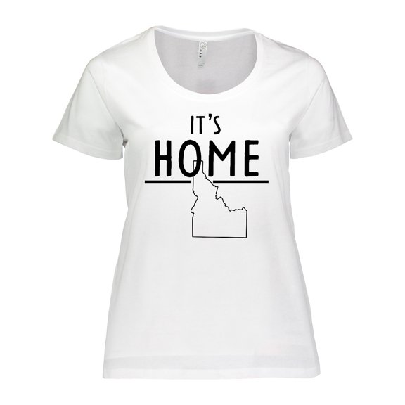 Inktastic It's Home- State of Idaho Outline Women's Plus Size T-Shirt
