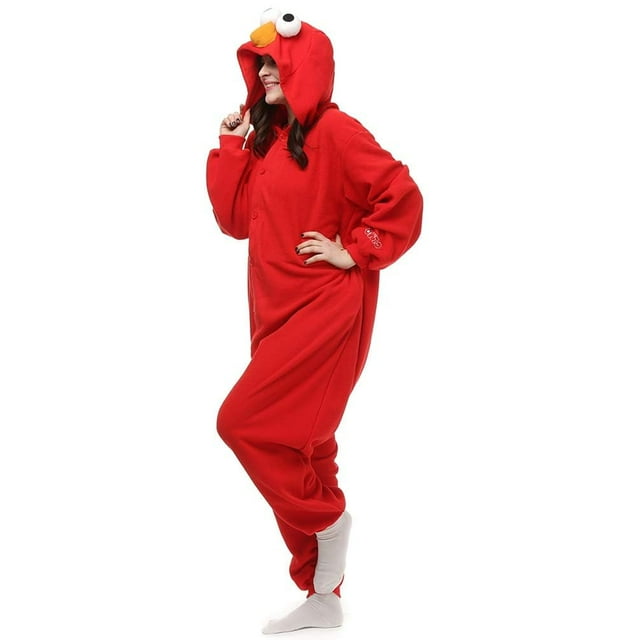 Pijama ROYAL WIND unisex con forma de animal para adulto, color rojo navideño