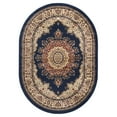 thumbnail image 6 of Tayse Sensation Area Rug SNS4703 Transitional Black Medallion Border 10' 6" x 14' 6" Rectangle, 6 of 11