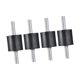 thumbnail image 5 of 4x soporte de goma amortiguador soportes de goma accesorios de perno soporte de goma antivibraciones para compresores de aire de bomba de agua de 30mmx30mm M8, 5 of 8
