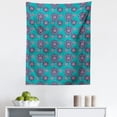 thumbnail image 1 of Victorian Tapestry, Floral Ornaments with Medieval Origins Boho Mandala Pattern, Fabric Wall Hanging Decor for Bedroom Living Room Dorm, 5 Sizes, Pale Pink Turquoise, by Ambesonne, 1 of 1