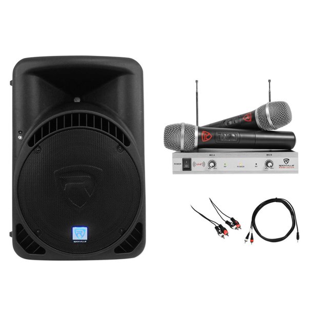 Rockville Powered 15" iphone/ipad/Android/Laptop/T.V. Karaoke Machine/System