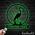 thumbnail image 4 of Handmadetneonsign Heron Metal Wall Art, Heron Metal Sign Wall Decor, Heron Metal Sign Wall Decor, 4 of 5