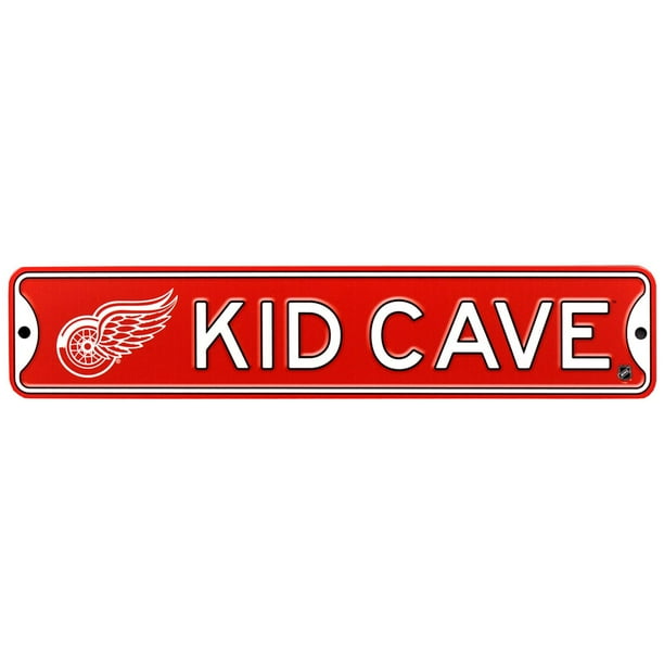 Detroit Red Wings 16 Mini Steel Kid Cave Street Sign Walmart Com Walmart Com