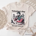 thumbnail image 6 of Single People Comic Loser Valentine T-Shirt, Funny Anti-Valentine Tee, 6 of 6