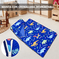 thumbnail image 2 of Primlect Tapete para Siesta, Saco de Dormir de 55" x 22" x 3" con Zíper, Almohada Removible y Cobija, para Guardería, 2 of 6