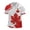 06 Blanc, variante sur Gyexs Polo de la Fête du Canada pour Homme, Feuille d'Érable Imprimée Fantaisie, Haut Canadien à Manches Courtes, Haut de Sport Décontracté Respirant avec #05 Rouge Melon D\'eau, Taille M