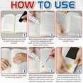 thumbnail image 6 of Book Glue, Clear Book Binding Glue, Multipurpose Adhesive for Book Repair and Binding, Envelopes, Paper Crafts, Postcards, DIY, Scrapbook, 110ml, 6 of 7