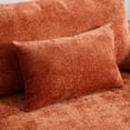 thumbnail image 5 of Gzxs Sofa, 68" Comfy Sofa Couch with Extra Deep Seats, Comfy Chenille Loveseat for Small Spaces Apartment Lounge, 2-Seat Upholstered Sofa Couch, Dark Orange, 5 of 9