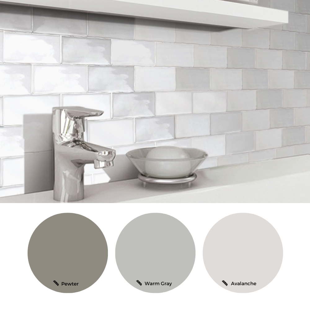 The Tile Life Metro 2" x 4" Multicolor Glossy Porcelain Subway Mosaic Wall Tile, 1 Sheet