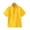 Yellow, variant on Asxite Toddler Shirts Solid Color Short Sleeve Stand Collar Button Casual Summer Tops 2-12Y