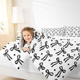 thumbnail image 5 of Feelyou Princess Bow-tie Teen Queen Comforter Set, Love Heart Bedding Comforter Set, 3pcs, 5 of 8