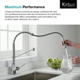 thumbnail image 4 of Kraus Bolden 18" Commercial Single Handle Kitchen Faucet w/ Pull Down Sprayhead, 4 of 12