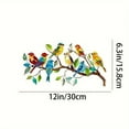 thumbnail image 3 of PLPPYFS Hummingbird Acrylic Stained Glass Window Hanging, Birds On Branch Stained Hanging Decor, Bird Series Art Ornaments Pendant Hanging for Windows or Doors Home Decorations, Gifts for Bird Lovers, 3 of 8