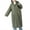 Green, variant on Sentmoon Waterproof Jackets for Women with Hood Raincoat for Women Solid Color Long Sleeve with Button Rain Ponchos for Adults for Travel, Hiking & Daily Use Free Size