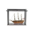 thumbnail image 2 of USS Constitution Mid With Display Case Front Open Model Display, 2 of 5