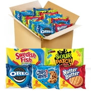 OREO, CHIPS AHOY!, Nutter Butter, SOUR PATCH KIDS & SWEDISH FISH Variety Pack, 40 Snack Packs