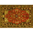 thumbnail image 1 of Ahgly Company Indoor Rectangle Persian Yellow Traditional Area Rugs, 7' x 10', 1 of 4