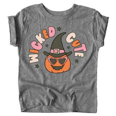 

Wicked Cute Pumpkin Shirts and Bodysuits for Infant Baby and Toddler Girls Granite Heather Shirt Youth Large