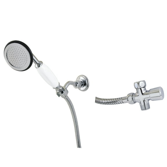 Kingston Brass KX10201BD Vintage Hand Shower Kit, Polished Chrome