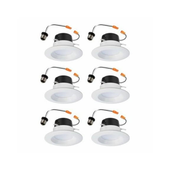 Cooper Lighting 117200 4 in. LED Retrofit Trim - Pack of 6