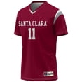 thumbnail image 2 of Men's GameDay Greats Sofia Huerta Maroon Santa Clara Broncos Lightweight Alumni Soccer Jersey, 2 of 4