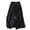 AA-Black726, variant on XIAONU Women's Wide Leg Culottes High Waist Pleated Trousers Breathable Casual Daily Pants Black