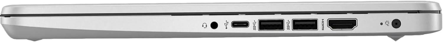 HP 14" Slim Laptop for Student & Business, Intel Celeron N4120, 8GB RAM, 384GB Storage (128GB eMMC+ 256GB microSD), HD Display, Webcam, Windows 11 Home in S mode