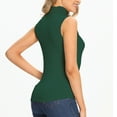 thumbnail image 5 of ANYFIT WEAR Womens Mock Turtleneck Tank Top Sleeveless SLim Fit Top Basic Solid Layer Shirt, 5 of 7