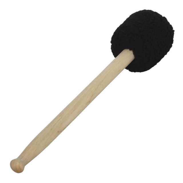 Palillo para mazo de tambor bajo Sunnimix con cabeza de Fieltro y mango de Madera Negro