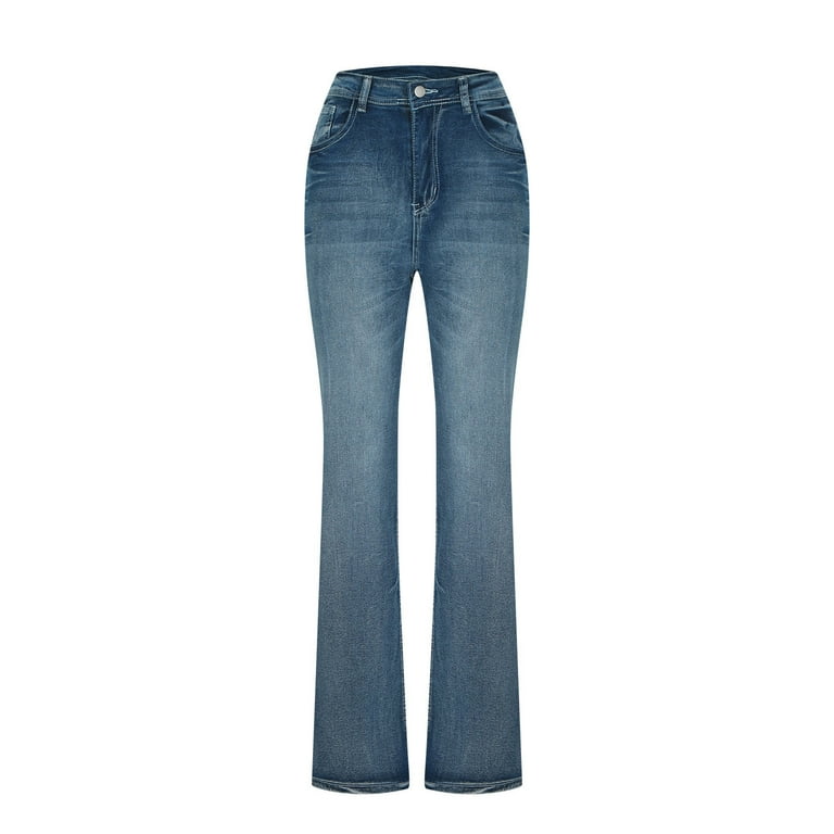 Jjayotai Low Rise Embroidered Flare Jeans, Women's Bootcut Denim