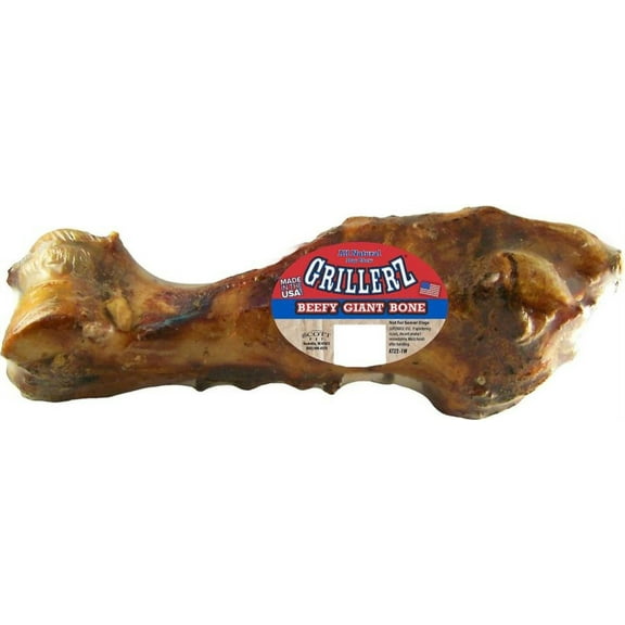Grillerz Smoked Beefy Giant Bone Dog Treat [Dog, Treats Packaged] 1 count