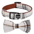 thumbnail image 1 of Collar para perro Faleela Soft & Comfy Pajarita desmontable beige L, 1 of 6