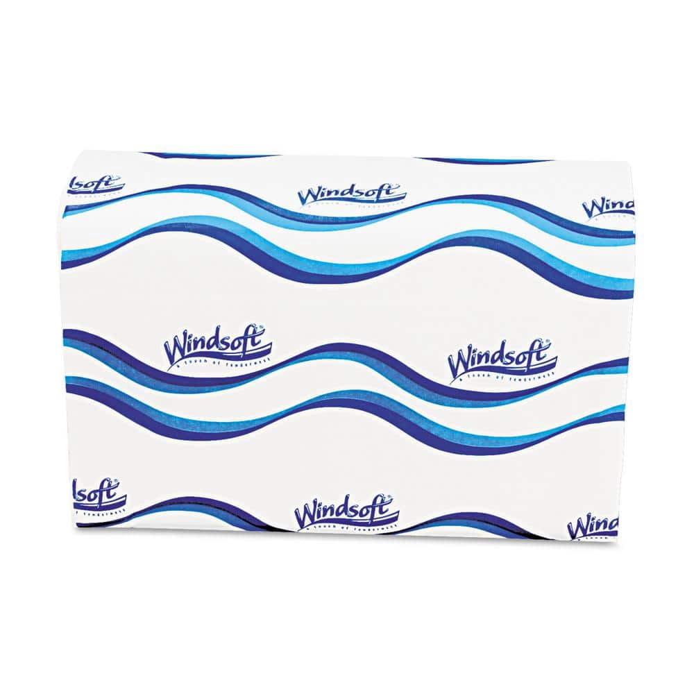 Multi-Fold White 1-Ply Paper Towels 9 1/5 x 9 2/5 (250 Sheets Per Pack, 16 Packs per Carton)
