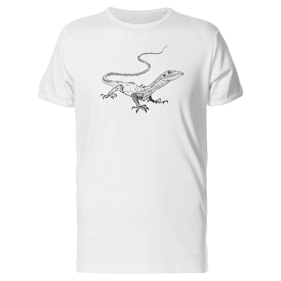 B&W Realistic Lizard Tee Men's -Image by Shutterstock