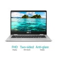thumbnail image 3 of ASUS C424MA 14 4GB, 64GB Chromebook; ASUS Chromebook C424, 14" Full HD, NanoEdge display, Intel Celeron N4020 Processor, 4GB RAM, 64GB eMMC Storage, Chrome OS, Silver, C424MA-WH44F, 3 of 6