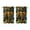 Tropica, variant on Retro Hawaiian 2-Piece Kitchen Curtains 27.5x36 Inch Vibrant Aloha Floral & Palm Leaf Design