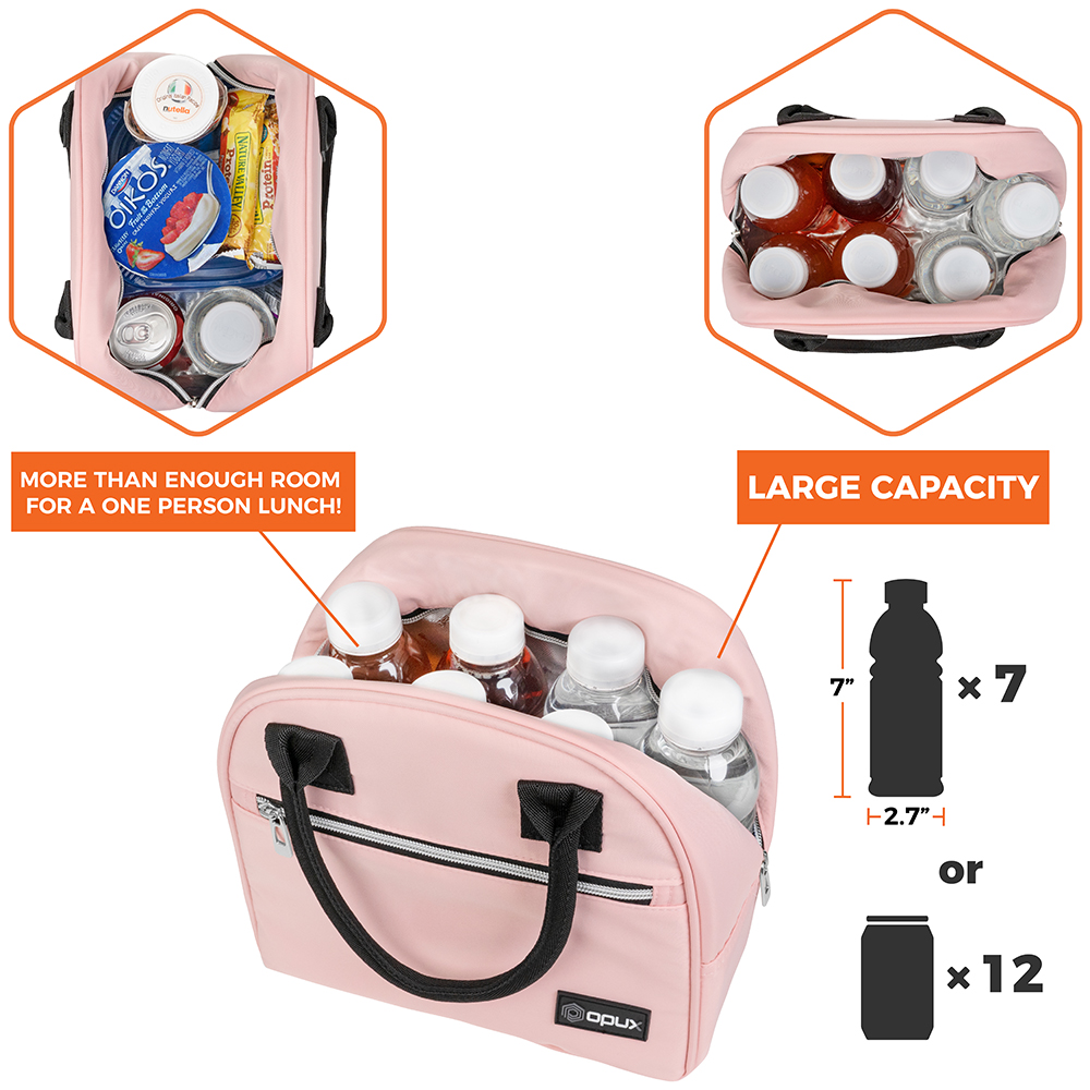OPUX Insulated Lunch Box - Pink photo 2
