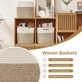 thumbnail image 6 of 13 Kallax Inch Cube Storage Bins, 3-Pack Cotton Rope Woven Baskets for Organizing, Kallax Insert Storage Baskets for Shelves, Baby Nursery, Closet Organizer, 13*13*12.6IN, Brown & White, 6 of 7