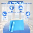 thumbnail image 4 of BESTSKY Stretch Bands for Exercise,59.06"*5.91"*0.14" Fit Burden-Free Workout Bands,0.15Lb Tpe Workout Bands Resistance,Blue, 4 of 7