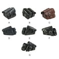 thumbnail image 1 of Universal Motorcycle Wallets Cards Money Large Capacity Saddle Storage Bag Portable Adjustable Side Pack Tool Bags Set 2 Brown 1 Pair, 1 of 7