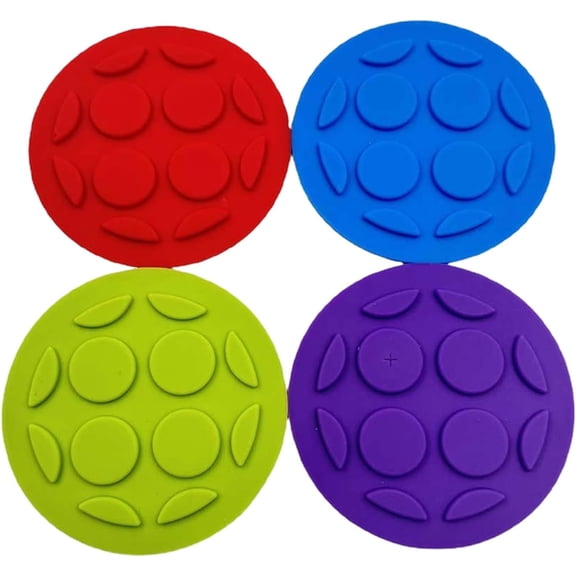 Bohorizon Fermentation Lids Wide Mouth, 4 Pack Silicone Burping Airlock Lids for Mason or Canning Jars