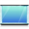 thumbnail image 2 of Blue Cyan  Gradient Aquarium Background Stickers - Fish Tank Reptile Terrarium Decor (Multiple sizes), 2 of 5