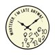 thumbnail image 1 of Reloj de pared decorativo, sencillo y silencioso, fabricado en acrílico, para dormitorio, interior, cocina, salón y oficina en casa., 1 of 9